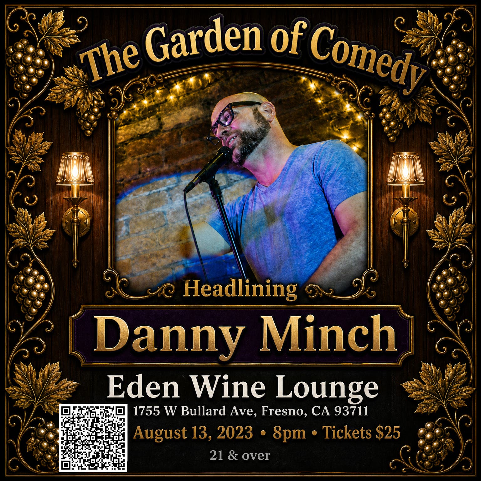 Garden of Comedy headlining Danny Minch