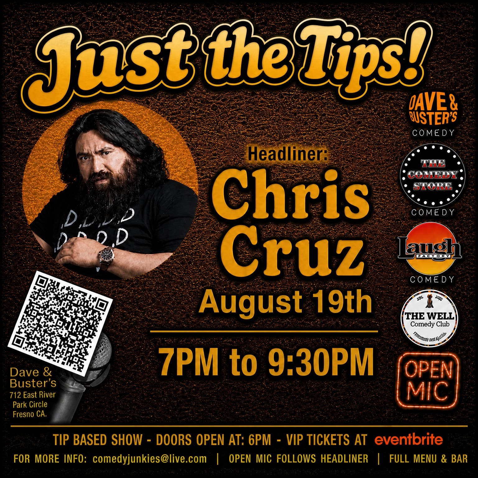 Just The Tips headlining Chris Cruz
