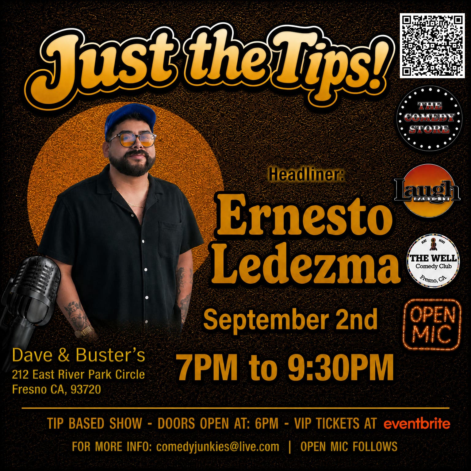 Just The Tips headlining Ernesto Ledezma