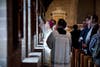 Consecrating the walls of the church
