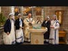 Father Marcello, at center, with Sisters from the Missionaries of Charity.