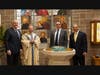 Past Supreme Knight Carl Anderson, Joseph A. Marcello, Pastor of St. Catherine of Siena Parish, Supreme Secretary Patrick Mason, Supreme Advocate John Marrella at the dedication of the new stained glass window on March 19.