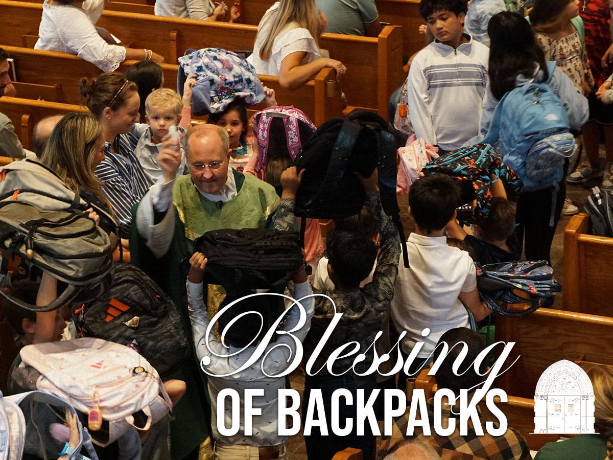Blessing of Backpacks