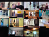 FVDM students participating in virtual dance class