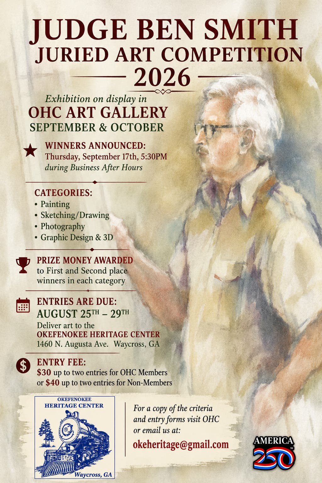 Judge Ben Smith Juried Art Competition and Exhibit