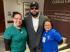 Rodney made the rounds at St. Vincent's to thank those who cared for him in the ER and Critical Care Unit.