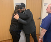 Rodney made the rounds at St. Vincent's to thank those who cared for him in the ER and Critical Care Unit.