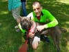 Colossus enjoyed the meet and greet in McMichael Park. Great day for pets!
