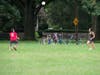 Pick-up game of Volleyball...via Bicycle