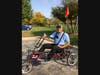 Will Hohm rides six miles a day logging over 1,400 miles in a year.