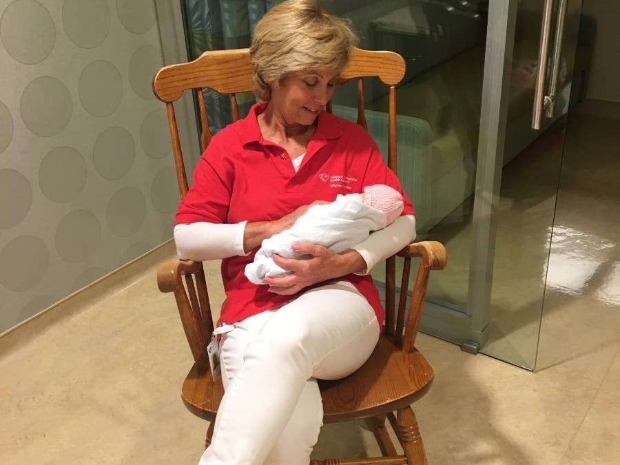 Judith Pennington, Volunteer Cuddler, Danbury Hospital