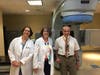 (Left to Right) New Milford Hospital Radiation Oncology – Susan Toeroek, Radiation Therapist; Cindy Moschitta, RN; Dr. Joseph Bargellini, Radiation Oncologist