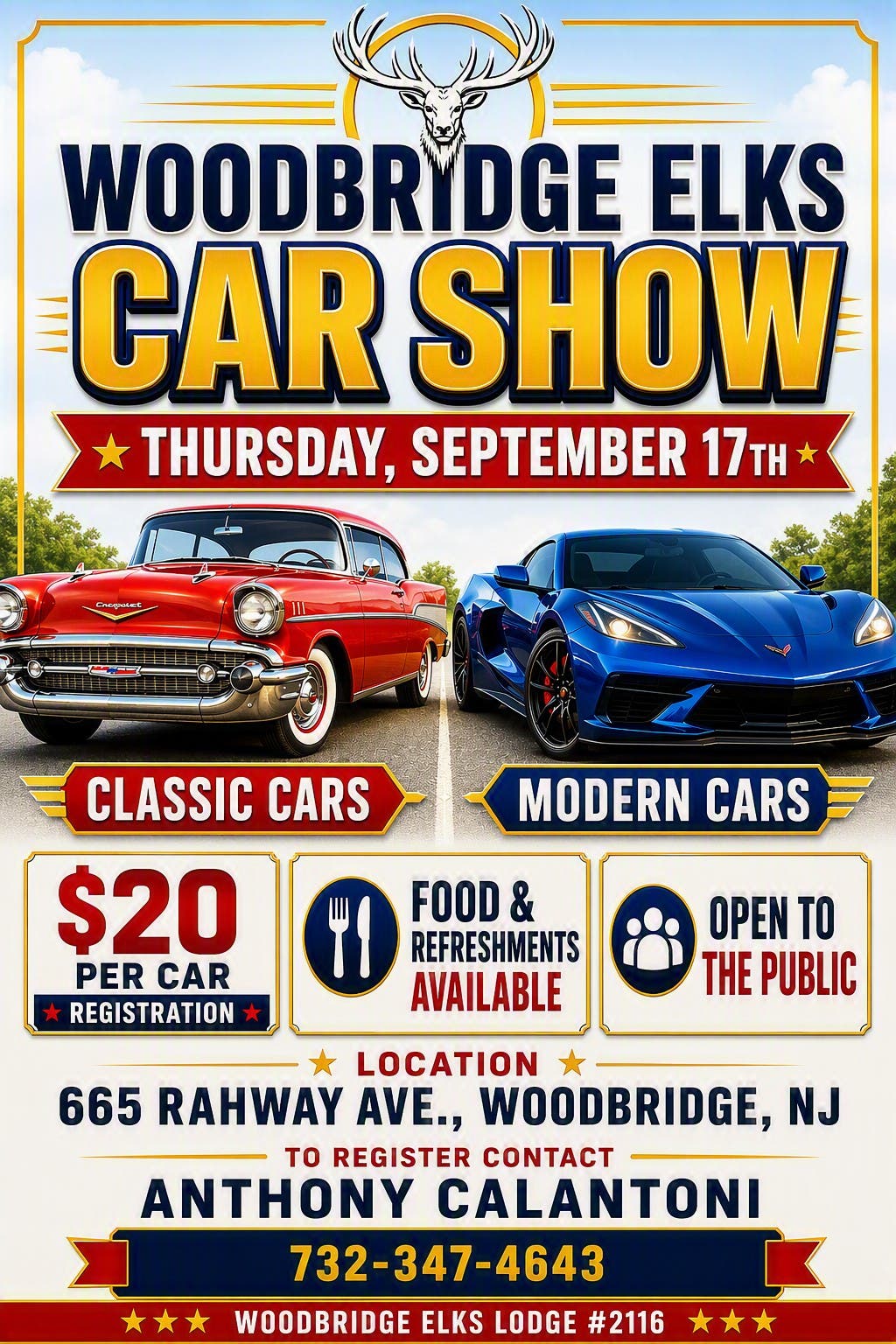 Car Show at the Woodbridge Elks