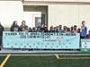 Youth members at the Boulder Highway Boys & Girls Club thank the Shaquille O'Neal Foundation and Reebok for their interest in the Club and donation to make their new field a reality.