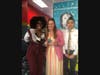 Shanice Stevens (left), JASN education director, presents the Educator of the Year Award to Michelle Whitfill, Fay Herron Elementary School principal. Also pictured is Matt Villasenor, Cristo Rey St. Viator senior and JASN intern.    