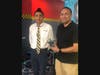 Matthew Villasenor (left), Cristo Rey St. Viator senior and Junior Achievement of Southern Nevada intern, helps present the Liaison of the Year Award to Snehal Bhakta, Clark County School District CTE administrator.