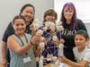 Caesars Entertainment HERO volunteers and Boys & Girls Clubs of Southern Nevada youth
proudly display their marshmallow tower created using marshmallows and skewers. 