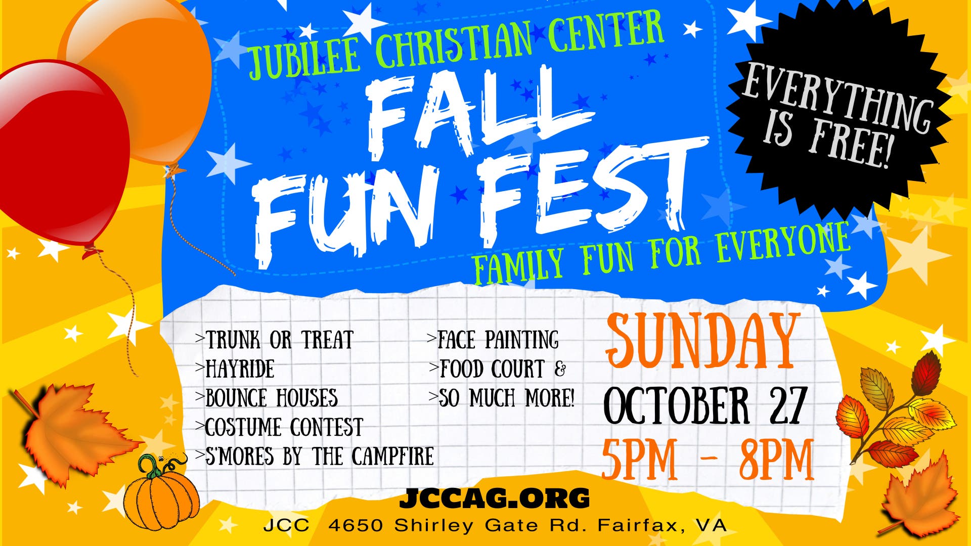 Oct 27 | Annual Fall Fun Fest! | Fairfax City, VA Patch