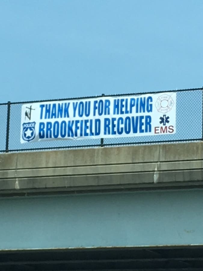 The recovery is now well under way in Brookfield, among the hardest hit by the weather