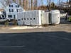 A section of Route 39 was shut down on Sunday following an accident that left a truck overturned and leaking oil.