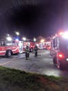 Firefighters from several local fire companies responded to a house fire in Monroe on Saturday night.
