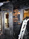 Firefighters from several local fire companies responded to a house fire in Monroe on Saturday night.