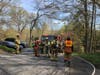 Brookfield firefighters extinguished a two-alarm blaze at a residence on Monday.