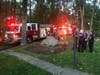Weston firefighters extinguished a basement fire in a residence Thursday evening.
