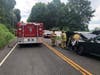 The Weston Fire Department and Weston Volunteer EMS responded to a two-car motor vehicle accident