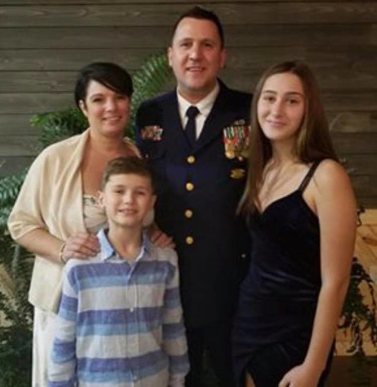 BVFC firefighter/EMT Nick Nunnally and family.