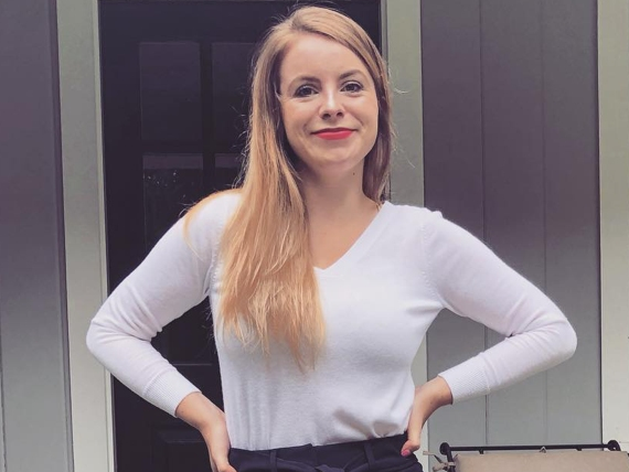 Jill Warren, 21, is running for a seat on the Wilton Planning & Zoning Commission as a Republican. 