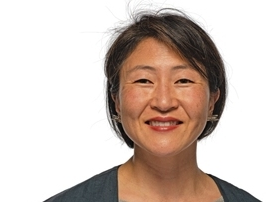 Jung Soo Kim, 49, is running for a position on the Wilton Board of Finance as a Democrat.