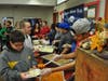 Culinary students from Henry Abbott Technical School​ in Danbury assist at the 2013 Thanksgiving Feast, held at The Alternative Center for Excellence in Danbury.