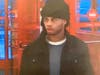 The suspect, caught on a surveillance recording, left the Target store in Bethel on Tuesday,