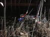 A search of the area below the near-freezing waters by Newtown Underwater Search & Rescue personnel did not turn up anyone.