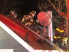 Firefighters reported there "was some difficulty getting to some pockets of fire forcing crews to conduct an extensive overhaul of the residence.​" 