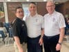 left to right: Lt Ben Frimmer, Chief Michael Schlecter, Capt. Mark Goldenberg