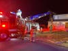 Crews from the Brookfield Volunteer Fire Company were dispatched to the home at 8:40 p.m. First responders found fire and smoke coming from the chimney​.