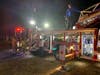 Crews from the Brookfield Volunteer Fire Company were dispatched to the home at 8:40 p.m. First responders found fire and smoke coming from the chimney​.
