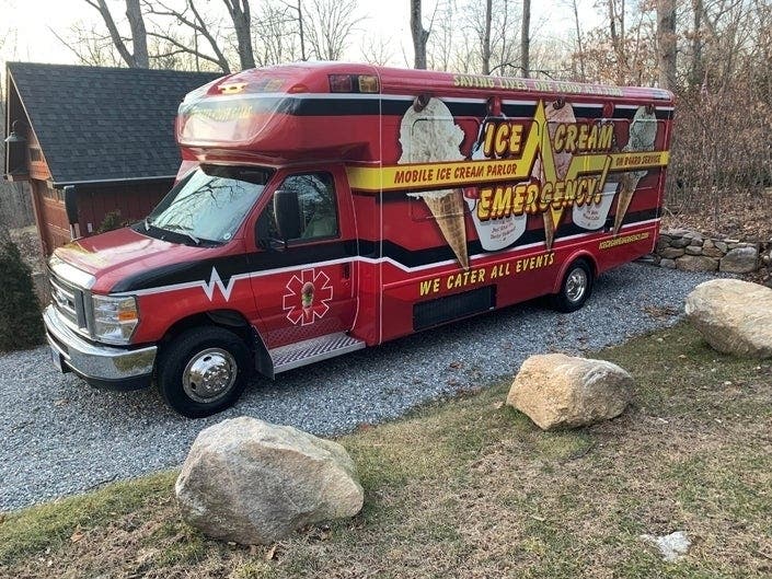 Ice Ccream Emergency, the EMS-themed mobile ice cream parlor launched in Danbury earlier this month, only to get hammered by the new coronavirus just like every other food venue.