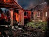 When firefighters from Easton Volunteer Fire Department arrived they found the garage and a large portion of the living area consumed with fire. 