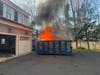 The fire was quickly extinguished, but only after the house sustained damage by the heat.