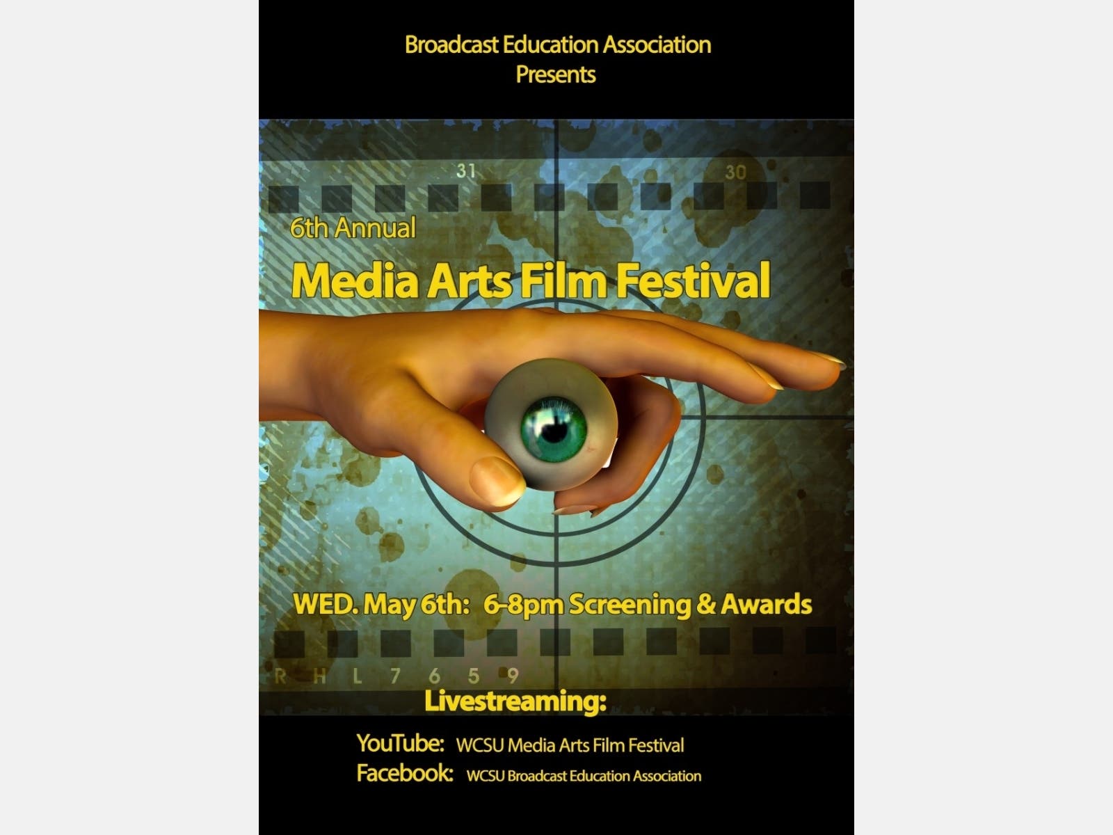 The Western Connecticut State University Sixth Annual Media Arts Film Festival features the best from 80 student submissions in the Communication & Media Arts, Art and Digital & Interactive Media Arts departments. 