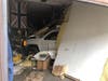 Bethel police are investigating a gas leak on Grassy Plain Street after a truck crashed into a building.