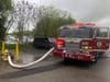 Bethel police are investigating a gas leak on Grassy Plain Street after a truck crashed into a building.