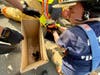 Brookfield firefighters and police came to the rescue of a brood of ducklings Wednesday.