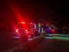 One responder was transported to Danbury Hospital with a minor hand injury and was quickly released, fire officials said. 