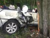 The Danbury Fire Department responded were notified of a serious car accident around 5:30 p.m. on Saturday.