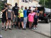 Danbury police officers Hildebrand, Elste, Russotti, Lavallee and Det. Kupchok and some Boy Scouts helped a single mom move out.