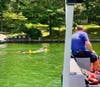 The police responded with their dive team, and also contacted the Brookfield Volunteer Fire Department's Candlewood Company, who responded with their Marine 25 fire/rescue boat.